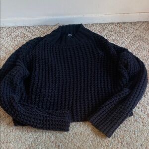 Black Knit Sweater